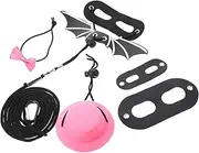 BESPORTBLE 2 Sets Complete Lizard Harness Leash Set Bow Tie Hat Kit Reptile Walking Leash for Pet