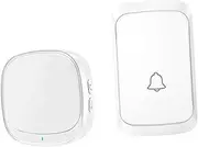 SEWACC 1Set Smart USB Doorbell Wireless Intelligent Door Chime with Volume Melodies Easy Installation Suitable for Home