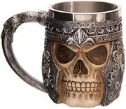 [Ecentaur] Helmet Beer Cup Skeleton Warrior Coffee Mug Creative Gifts
