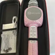Pink Micgeek Wireless Bluetooth Karaoke Microphone Speaker Home USB Player