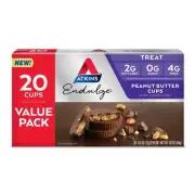 Atkins Endulge Peanut Butter Cups, 1.20 oz, 20-pack