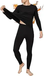 [INNERSY] Men's Thermal Underwear Set Warm Soft Long Johns Base Layer