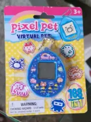 Pixel Pet Virtual Pet 169 In 1 Keychain Game Still In Original Packaging