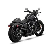 Vance & Hines 47329 Shortshots Staggered Black Exhaust for HD Sportster