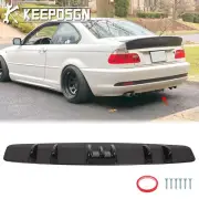 For 325Ci 330i 335i E46 E90 E92 E93 Gloss Rear Bumper Diffuser Splitter Chin 33" (for: BMW)