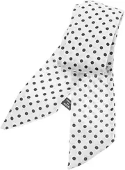 [GAXIRE] Luxury Dot Scarf for Women Thin Lightweight Faux Scarf Versatile Summer Accessory for Daily Wear Travel and Parties Chic Narrow Design for