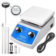 Magnetic Stirrer Hot Plate w/Thermometer, Max.716℉ Hot Plate with Magnetic St...