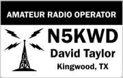 Customized Name Badge, Transmitting Tower