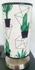 Cactus plant succulent touch Lamp night light fabric shade