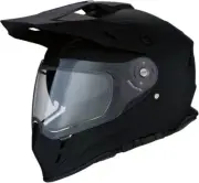 Range Solid Full Face Snow Helmet Matte Black Medium Z1R 0121-1114