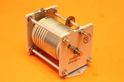 CARDWELL 229-201 10uH VARIABLE ROLLER INDUCTOR COIL - ANTENNA TUNER LINEAR AMP
