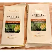 Yardley of London 2 Pack(18 Ct) Disposable Washcloths Large 12x18 Camping Travel
