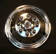 Ford E350 E450 Snap on Front Wheel simulators rv 8 lug 8 hole stainless steel