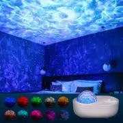 Night Light Projector with LED Nebula Cloud - White