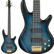 Gio Ibanez Gsr205Pc Transparent Marine Burst Electric Bass 5 String For Beginner
