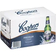 Coopers Premium Lager Bottle 355mL
