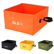 Portable Collapsible Water Container for Outdoor Activities 13L Square Bucket
