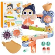 Interactive Bathtub Slide Set Toddler Bath Toys, Bathtub Slide Toy for Kids A...