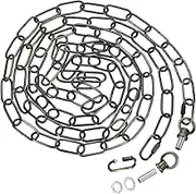 uxcell 10 Feet Lighting Chain for Hanging Lamp, Chandelier Chain Light Fixture Chain Load Capacity 65 Lbs for Pendant Light, Ceiling Fan, Bronze