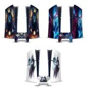 JONAS "JOJOESART" JÖDICKE ART MIX VINYL SKIN FOR PS5 SLIM DIGITAL EDITION BUNDLE