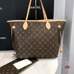 99新 二手 路易威登 LV NEVERFULL MM 經典老花 托特包/購物袋/手提包/單肩斜挎包 中號 M40995