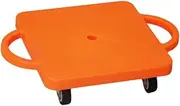 Floor Scooter Board with Handles Sit Down Scooter Gross Motor Toy for Kids with Rollers for Gym Homeschool Outdoor Activities