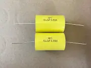 2 x 43uF 250V 43mfd NP Non Polarized Crossover Audio Capacitors MPT Film