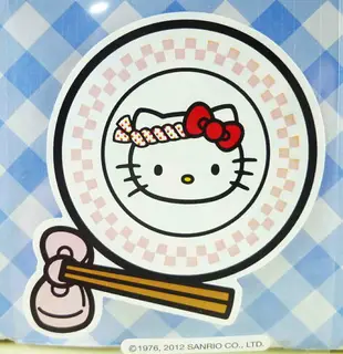 【震撼精品百貨】Hello Kitty 凱蒂貓 KITTY貼紙-壽司圓 震撼日式精品百貨