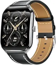 Smart Watch for Men Women, IP68 Waterproof, Bluetooth Calling, Fitness Tracker, Sleep Monitoring, 1.96'' DIY Dial, AI Built-in, 100+ Sports Modes, 7 Days Battery, Compatible with Android & iPhones