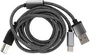 USB Printer Cable 1.4m USB c to USB-b Keyboard Cord Heat-Resistant Connector for Keyboard Drum Camera