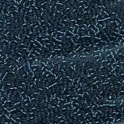 Silver-Lined Blue Zircon Dyed Miyuki Delica Beads 10/0 (DBM0608-TB)