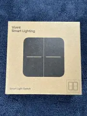 Vivint Smart Switch Plate Rocker 2-Gang VS-SWTCHPLT-R02 Smart Light Switch White