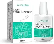 White Touch Up Paint, Multi-Surface Paint Repair White Pen, Waterproof and Quick Drying, Quickly Repairs Bath, Door, Cabinet, Furniture, Interior & Exterior