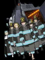 Anime Fire Force Shinra, Tamaki Poster Group High Grade Glossy Laminated