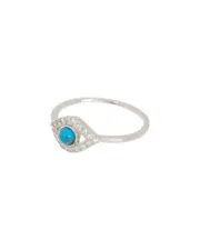 ADORNIA Evil Eye Ring