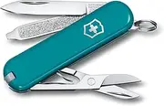 Victorinox Swiss Army Pocket Knife Classic SD with 7 Functions, Mountain Lake