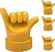 Rubber Valve Stem Cap - Valve Caps Tire Middle Finger Stem Caps - Rubber Seal Tire Caps Funny Air Caps for Trucks & Motorcycle