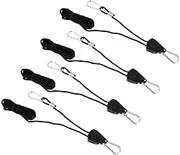 SHINEOFI 4PCS Adjustable Grow Light Ratchet Hanger Metal Internal Gears Durable Pulley System for Plant Shelves Lighting Fixtures and Tent Applications