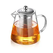 Glass Teapot with Infuser Tea Pot 32oz/43oz Tea Kettle Stovetop Safe Blooming...