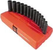 3682 13 Piece 3/8-Inch Drive Deep Metric 12 Point Impact Socket Set