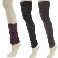 在飛比找ETMall東森購物網優惠-安格拉時尚保暖長襪套3雙超值組