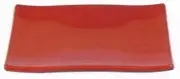 Wholesale 12x Red Plastic Sashimi Sushi Serving Plates 8x5.5 inch 2389x12