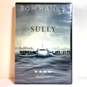 SULLY (2016) DVD Tom Hanks, Aaron Eckhart, Laura Linney - Biography Drama NEW