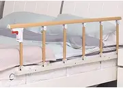 Bed Rail for Elderly,Side Guard for Elderly Rails Bed Safety Assist Handle Bed Railing Guard for Elderly & Seniors Foldable Hospital Bedside Grab Bar Bumper Bed Side Handrail (123X