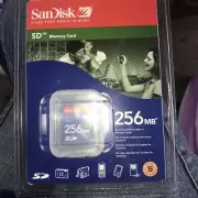 SanDisk 256 MB SD Memory Card