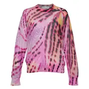 [Dries Van Noten] Orchid Print Knit Top