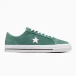 【CONVERSE】ONE STAR PRO OX 男女 休閒鞋 滑板鞋 經典 低筒 星星 綠 白(A07618C)