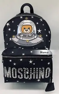 在飛比找Yahoo!奇摩拍賣優惠-Moschino 2018秋冬新款 2A7640 太空熊 泰