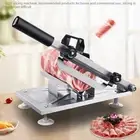 Manual Frozen Meat Slicer Machine Easy-cut Food Vegetables Beef Rolls Cutter