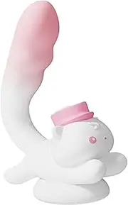 Meow Cute Cat Remote Control Vibrator - Cute Clitoral Sucking & G-Spot Stimulator, Rechargeable Waterproof Silicone Adult Toy for Women, 10 Modes, Travel Lock, App Control